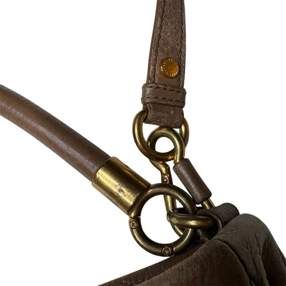 Marc By Marc Jacob’s Too Hot To Handle Cow Leather Large Boho Crossbody Bag